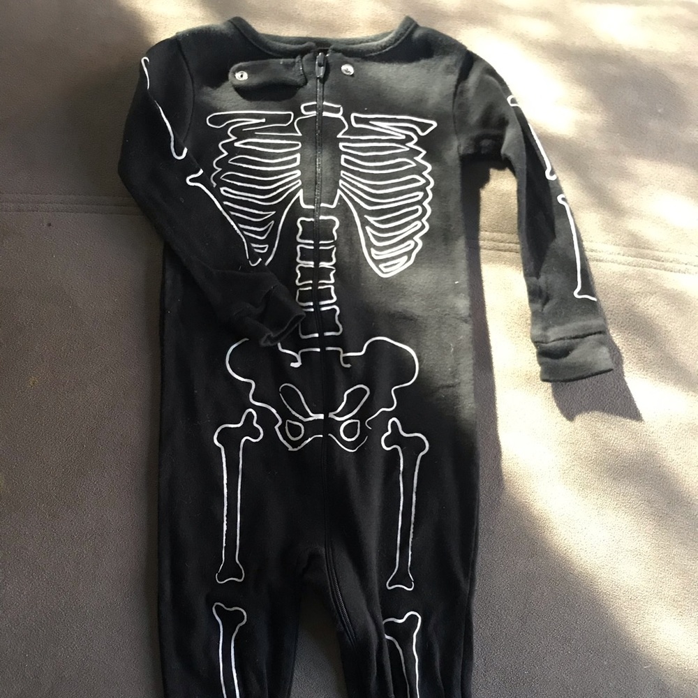 One piece Skeleton jammies